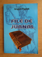 Grigore Pupaza - File de jurnal 1940-1942