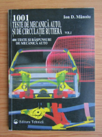 Ion D. Manoiu - Teste de mecanica auto si de circulatie rutiera (volumul 1)