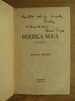 Maura Prigor - Biserica nou (cu autograful autoarei, 1930)