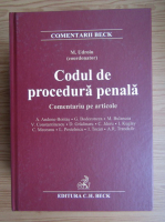 Mihail Udroiu - Codul de procedura penala. Comentariu pe articole, art. 1-603