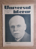 Ziarul Universul literar, anul XLIV, nr. 5, 29 ianuarie 1928
