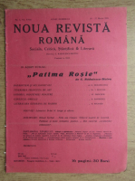 C. Radulescu-Motru - Noua Revista Romana. Sociala, critica, stiintifica si literara, vol. XVIII, nr. 3, 20-27 martie 1916