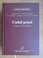 Georgina Bodoroncea - Codul penal. Comentariu pe articole, art. 1-446