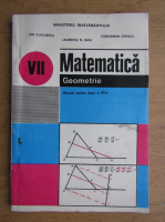 Ion Cuculescu - Matematica. Geometrie. Manual pentru clasa a VII-a (1996)