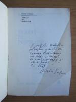 Marin Sorescu - Tratat de inspiratie (cu autograful autorului)