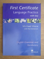Michael Vince - First certificate language practice with key