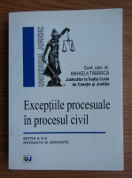 Mihaela Tabarca - Exceptiile procesuale in procesul civil