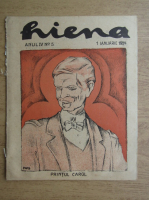 Revista Hiena, anul IV, nr. 5, 1 ianuarie 1924