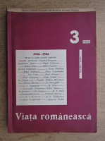 Revista Viata romaneasca, anul XIX - martie, 1966
