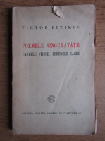 Victor Eftimiu - Poemele singuratatii (1923)