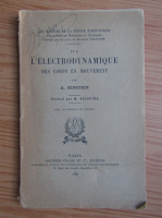 Albert Einstein - Sur l'electrodynamique des corps en mouvement (1923)