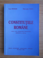 Ioan Muraru - Constitutiile romane