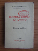 Maurice DOcagne - Hommes et choses de science (1930)