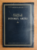 Anticariat: Studii si cercetari de istoria artei, anul VIII, nr. 1, 1961