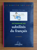 Alain Duchesne - Dictionnaire subtilites du francais