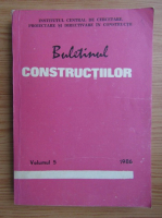 Buletinul constructiilor (volumul 5, 1986)