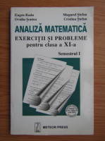 Eugen Radu - Analiza matematica. Exercitii si probleme pentru clasa a XI-a (2002)