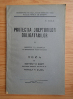 Protectia drepturilor obligatorilor in dreptul italo-roman cu referinte de drept comparat (1942)
