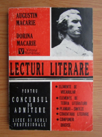 Augustin Macarie - Lecturi literare pentru concursul de admitere in licee si scoli profesionale