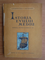 Constantin Nutu - Istoria Evului Mediu, manual pentru clasele V-VI, 1957