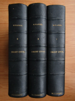 Marcel Planiol - Traite elementaire de droit civil (3 volume, 1917)