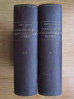 Rene Savatier - Traite de la responsabilite civile en droit francais (2 volume, 1939)