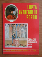 Revista Romana de Istorie Militara. Lupta intregului popor, nr. 1, 1988