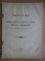 Tratat de Pace intre puterile aliate si asociate si Austria, protocol si declaratiuni (1920)