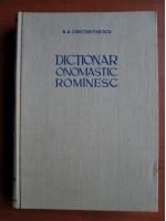 N. A. Constantinescu - Dictionar onomastic romanesc