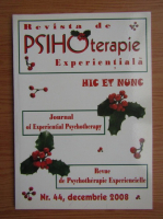 Revista de psihoterapie experientiala, nr. 44, decembrie 2008