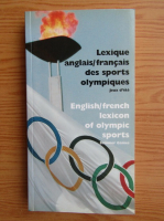 English/french lexicon of olympic sports