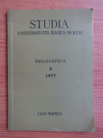 Stuadia Universitaris Babes-Bolyai, philosophia (volumul 2)