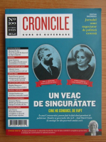 Cronicile. Curs de guvernare. Un veac de singuratate, nr. 100, octombrie, 2018