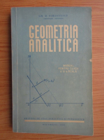 Gh. D. Simionescu - Geometria analitica