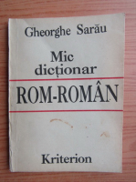 Gheorghe Sarau - Mic dictionar rom-roman