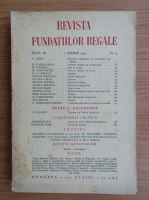 Revista fundatiilor regale, anul IX, nr. 4, 1942