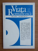Revista Viata Romaneasca, anul LXXXV, nr. 1, 1990