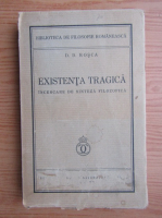 D. D. Rosca - Existenta tragica (1934)