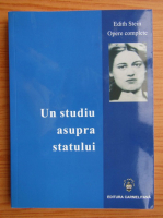 Edith Stein - Un studiu asupra statului