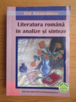 Anticariat: Emil Alexandrescu - Literatura romana in analize si sinteze
