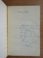 Marin Sorescu - La lilieci (cu autograful si dedicatia autorului)