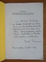 Paul Vinicius - Drumul pana la ospiciu si reintoarcerea pe jumatate (cu autograful si dedicatia autorului pentru Balogh Jozsef)