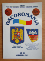 Revista Dacoromana, nr. 63, 2013