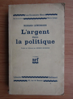 Richard Lewinsohn - L'argent dans la politique (1931)