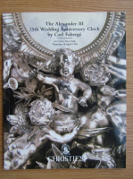 Carl Faberge - The Alexander III. 25th wedding anniversary clock 