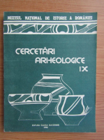 Cercetari arheologice (volumul 9)