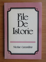 Nicolae Carandino - File de istorie