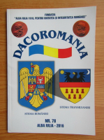 Revista Dacoromania, nr. 78, 2016