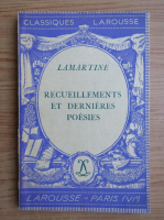 Alphonse de Lamartine - Regueillements et dernieres poesies (1936)