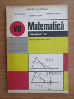 Ion Cuculescu - Matematica, geometrie. Manual pentru clasa a VII-a (1994)